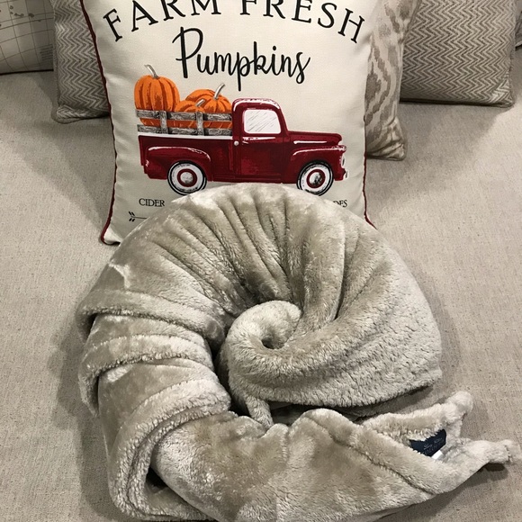 🍁Donated Luxurious champagne plushie blankie🍁 - Picture 10 of 17